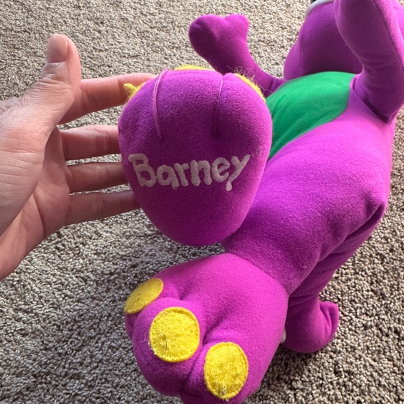 Vintage 1992 Playskool Barney Singing Talking Plush - Picture 4 of 5
